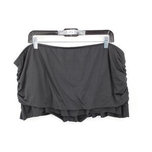 A.N.A. Swim Skirt Bottom Size 22W BLACK SLIMMING